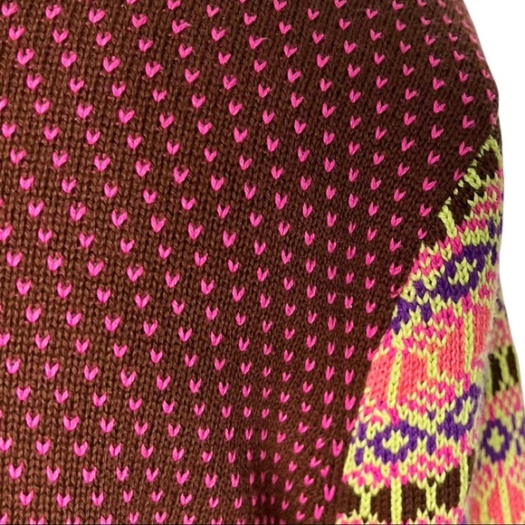 Hanna Andersson Single Button Fair Isle Cardigan | M Ladies - Picture 8 of 11